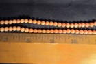 Authentic Antique Angel Skin Pink Coral Prayer Beads With Tassel - Middle East