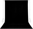 Black Photography Backdrops 5x7 Ft Seamless Background For Studio