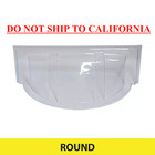 39 In  X 17 In  Plastic Round Window Well Cover Free Shipping