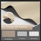 Yoga Mat Extra Thick 12mm Tpe Exercise Yoga Mat With Strap  72 l X 24 8 w