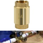 1 1 4  Npt Brass Check Valve Female Pipe Thread Fpt One Way Back Flow Well Pump