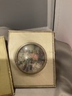 Vintage Antique Curved Glass Picture Lot  Set Of 3  5   x 4 1 2   