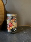 Vintage Dice Lot Of 78 In Jar-oversized Bakelite-antique Wood Pair-casino Dice