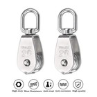 Wire Rope Pulley Block Lifting Swivel Hook Single Hanging Wire Towing Wheel