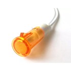 220v Round   Neon Panel Indicator Light Lamp 10mm With Cable Hifi Diy