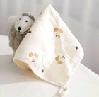 4 Pack Baby Muslin Washcloths - Soft Face Cloths For Newborn  Absorbent Bath Wa