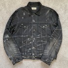 Denim Supply Ralph Lauren Shred Tatter Usa Flag Distressed Denim Trucker Jacket