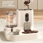 2-in-1 Automatic Pet Feeder   Water Fountain - 3 5l Smart Dispenser With Dual
