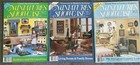 Miniatures Showcase Magazine- Spring  Summer   Winter 1990 - Vintage