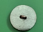 Vintage Original Silver black Round Etched Metal Shank Button Sewing  Qty 1