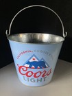      New Coors Light California 5 Quart Beer  Metal Ice Bucket Party Cooler