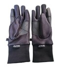 Seirus Mens Weatherproof Black Soft Shell Gloves Medium Outdoor Winter Sports
