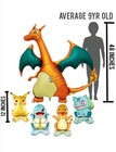 Huge Pokemon Charizard Birthday Party Balloon 4ft Tall      4pc Table Balloons