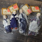 Vtg Dollhouse Miniatures Bisque Family Set Diana Inc 1 12 Scale Taiwan Roc Nos