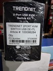 Trendnet 2-port Kvm Switch Kit Tk-207k Usb De-itl Bus Powered New Unopened