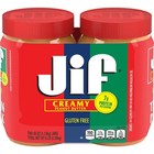 Jif Creamy Peanut Butter  40 Oz Jars  2 Pack 