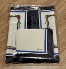 Vintage Gucci Linen Placement And Napkin Set For 4  new   Unused  - Authentic 
