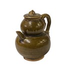 Chinese Ware Brown Glaze Pattern Ceramic Jar Vase Display Art Ws3023