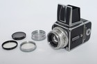 Hasselblad 500 Cm Chrome Camera Kit  Zeiss 80mm F2 8 Lens  A12 Back  Instr  Accs