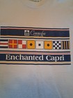 Vintage 90s Single Stitch White Commodore Cruise Line Enchanted Capri T Shirt Xl