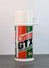Vintage 1980s Castrol Gtx Liquid Engineering Flask Thermos Vacuum Bottle Car Oil