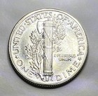 1944 S Mercury Dime Bu Choice 