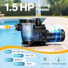 1 5hp Swimming Pool Filter Pump 6500gph In above Ground Pool Pump For Hayward