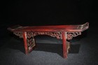 Chinese Antiaue Antique Antigue Antiques Wooden Statue Carvings Rosewood Desk