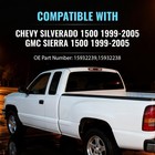 Bed Rail Caps Stepside Fit Silverado Sierra 1500 1999   2005