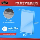 Cardboard Gold Card Saver 1 - Semi Rigid Card Holders - 50 Count