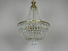 Antique   Vintage Brass   Crystal Chandelier Light Fixtures   French Style