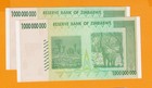 2x Zimbabwe 1 Billion Dollars 2008 P-83 Banknotes Unc Consecutive Pair