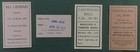 Wwi Through Wwii Display Set Of Replica Bandoleer Lot Cards For Clipped Cal   30