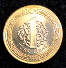 Turkey 1 Lira 2020 Hagia Sophia Ayasofya Kebir Cami Bimetal Unc World Coins