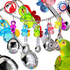 1969 Spoon Delight Bonka Bird Toy Parrot Cage Toys Cages African Grey Amazon 
