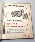 1959-64 Harley Davidson Duo Glide Motorcycle Service Repair Manual 99482-64