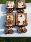 Vintage Barn Door Rollers  Casters Set Of Four 