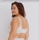 Bali Women s 44d Stay In Place  Double Support  Wire-free Bra  White  Msrp  44