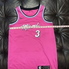 Nike Nba Miami Heat Dwayne Wade Sunset Vice City Edition Basketball Jersey 40 S