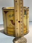 Vintage Camel Cigarettes Round Tin 100 s With Wisconsin Tax Stamps   Made In Usa