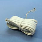 18 Leviton White 15  Phone Line Extension Cords 6-wire Rj11 Rj14 Rj25 C2613-15w
