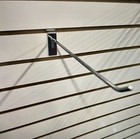Slatwall Display 10    Peg Hooks 60 Pcs Single Rod Chrome Solid Shaft Retail Store