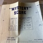 Original Mystery Score Baseball  Pinball  Schematics Arcade Game Manual