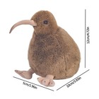 Kiwi Bird Plush Toy  Stuffed Animal Furry Kiwi Plushie Doll  Soft Fluffy