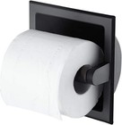 Wall Mounted Recessed Toilet Paper Holder Tissue Paper Holder Black New