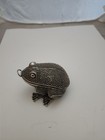 Vintage Metal Figural Frog 40  Measuring Tape 