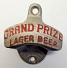 Vintage 1940 The Starr  x  Bottle Opener Grand Prize Lager Beer Nib Pb108-3