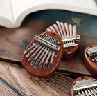 1pc 8-key Mini Wooden Kalimba Thumb Piano Finger Instrument Pendant Gift - New