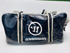 Rare Large Warrior Hockey Lacrosse Equipment Gear Duffel Bag Gray Black Vinyl