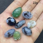 Natural Sardonyx Agate Alxa Gobi Eye Energy Quartz Crystal Chakra Reiki Healing